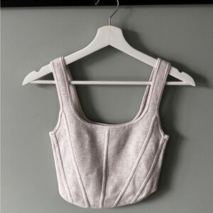 Wilfred Aritzia sculpt knit top